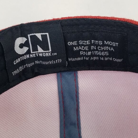 Steven Universe Lion Stuffie Cap Hat Red Snapback Flat Blue Bill Cartoon Network - Picture 9 of 16